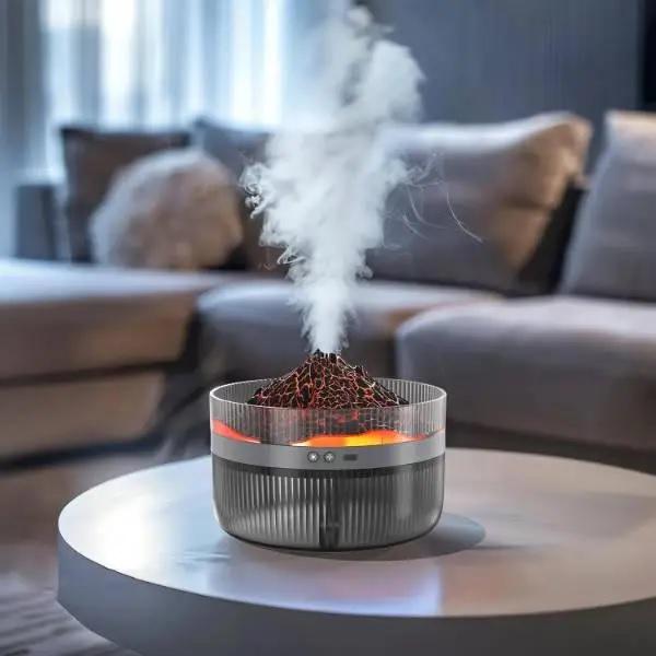 Увлажнитель воздуха-ночник Volcano Humidifier Черный (MS-14638) - фото 3