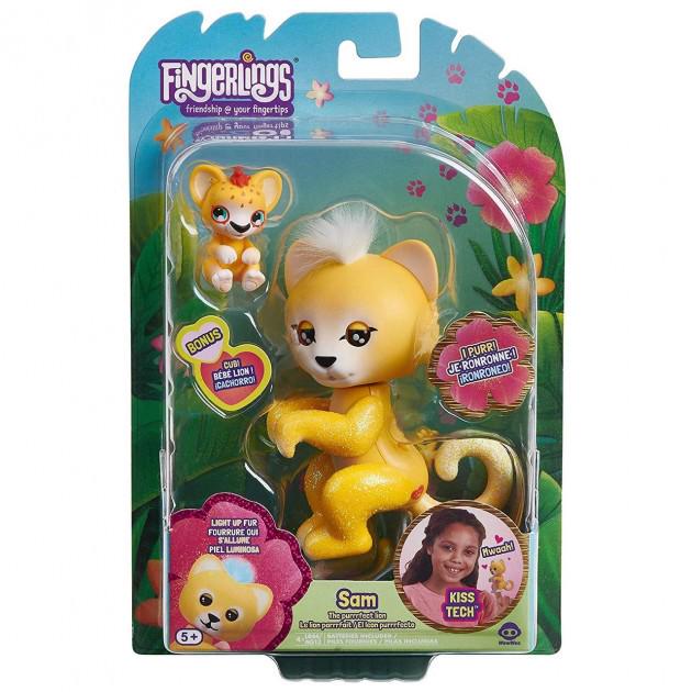 Интерактивный лев WowWee Fingerlings Sam Baby Lion (WWF13) - фото 5