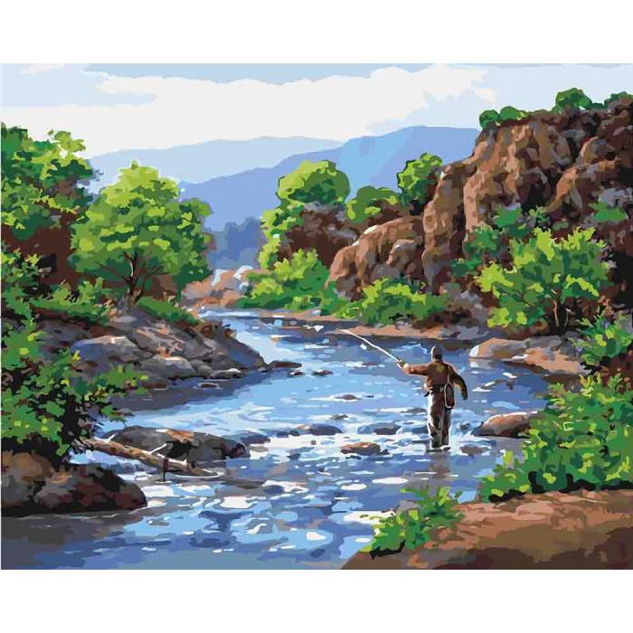 Картина за номерами Ідейка "Відпочинок душею" 40х50 см (skl-КНО2250)