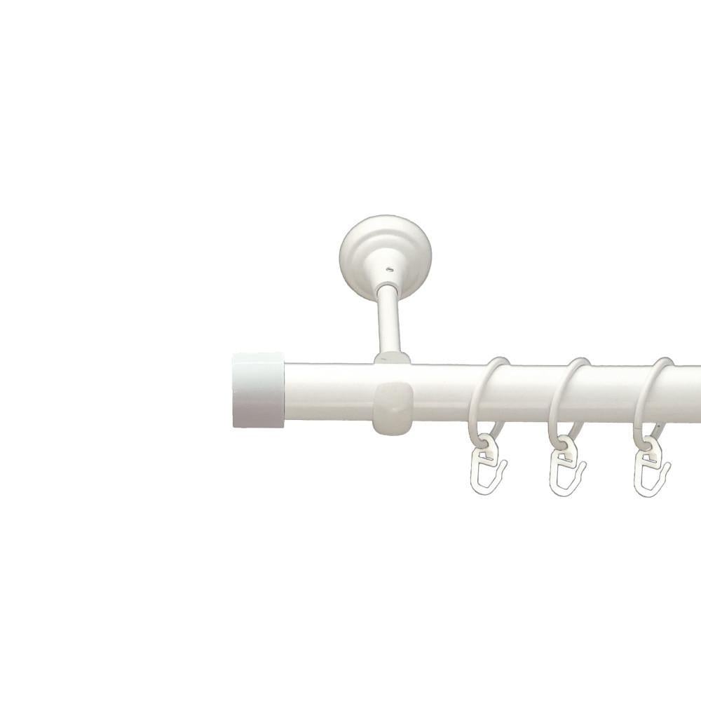 Карниз трубчатый Orvit заглушка однорядный 25 мм 300 см Арктик (000-9973) - фото 1 Карниз трубчатый Orvit заглушка однорядный 25 мм 300 см Арктик (000-9973) - фото 1