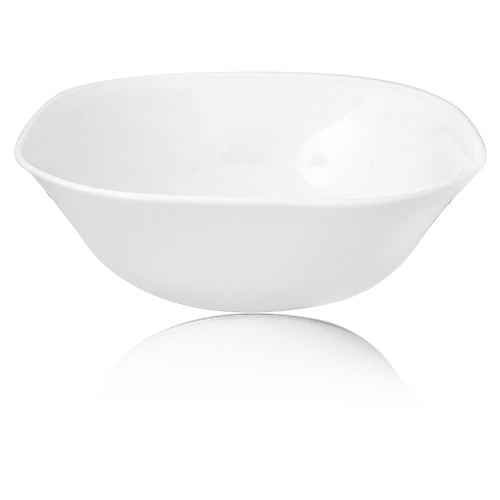 Набор салатников SNT Белый квадрат 400 мл 6 шт. (30161-00)