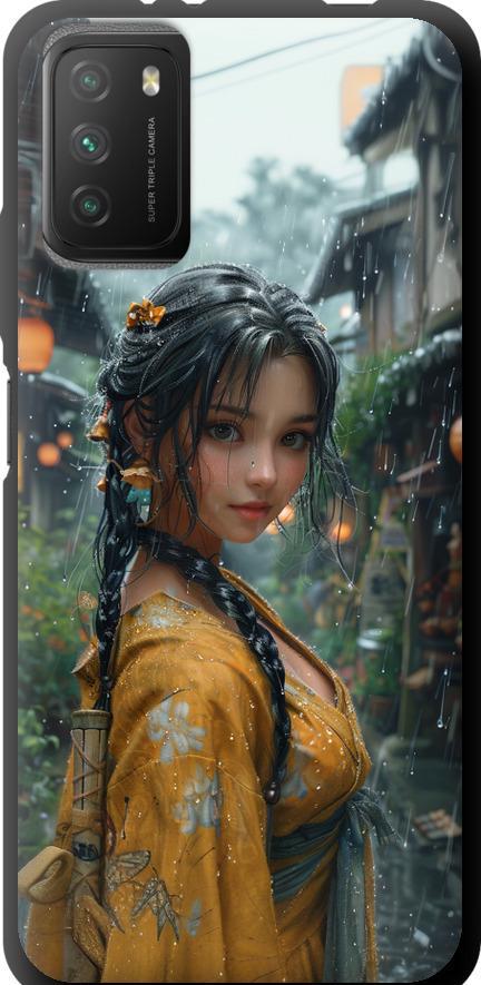 Чехол на Xiaomi Poco M3 Anime-girl (6133b-2200-42517)
