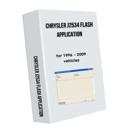 Установка программы Chrysler j2534 Flash Application 1996-2009 vehicles