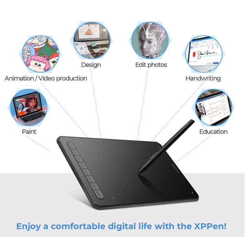 Графический планшет XP-Pen Deco M Black (10928867) - фото 4