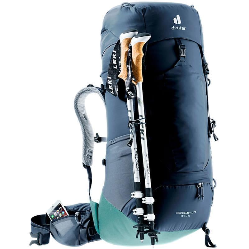 Туристичний рюкзак Deuter Aircontact Lite 45+10 л SL Ink-jade (3340223 3248) - фото 8