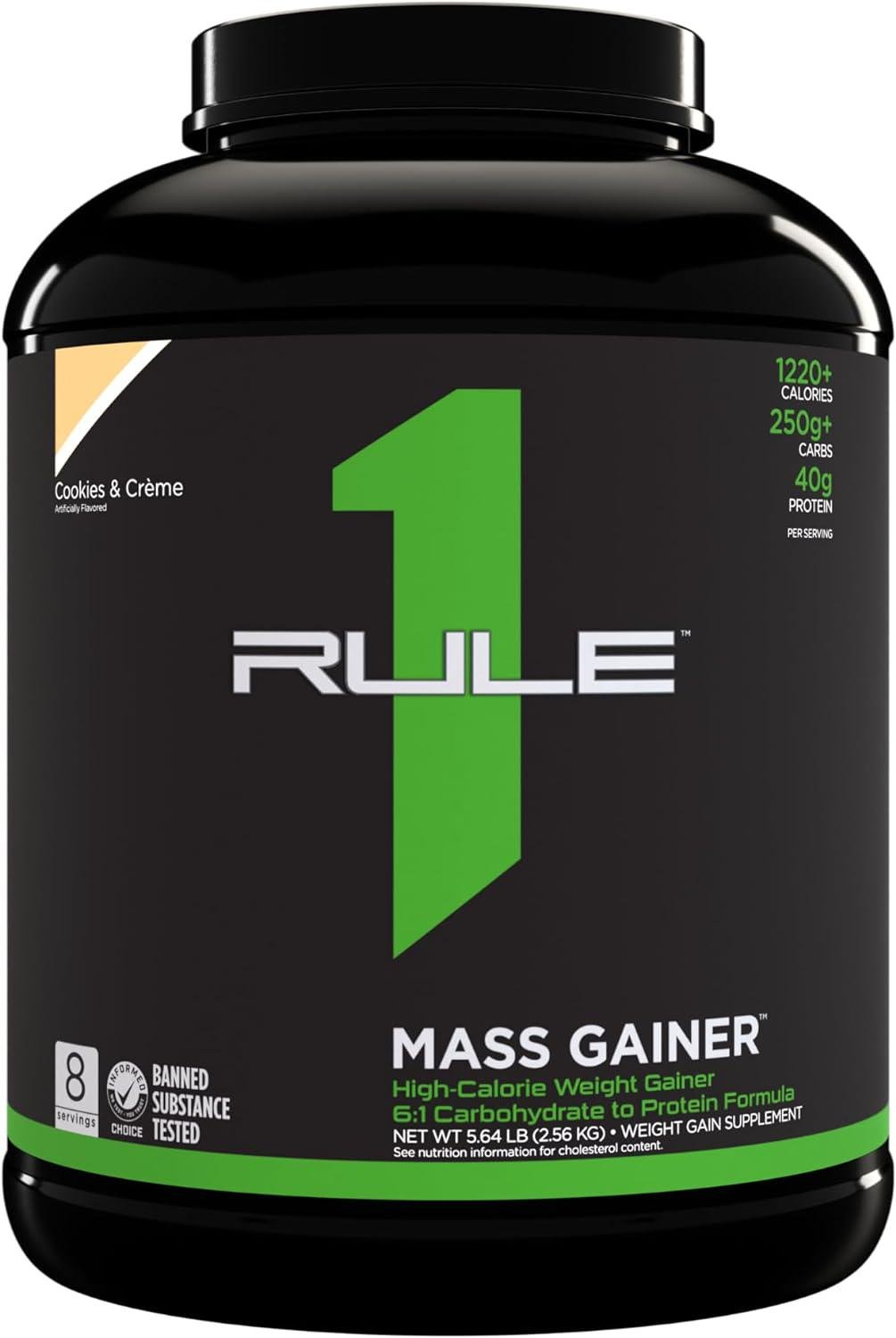 Гейнер Rule One Mass Gainer Cookies & Creme 2,6 кг