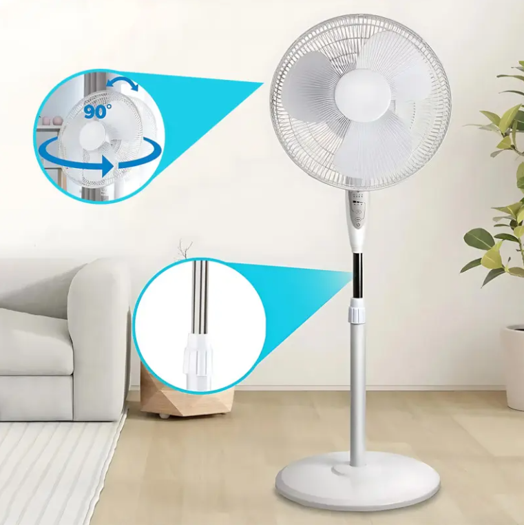 Вентилятор підлоговий Shihud з підставкою (45825-_1061) - фото 6