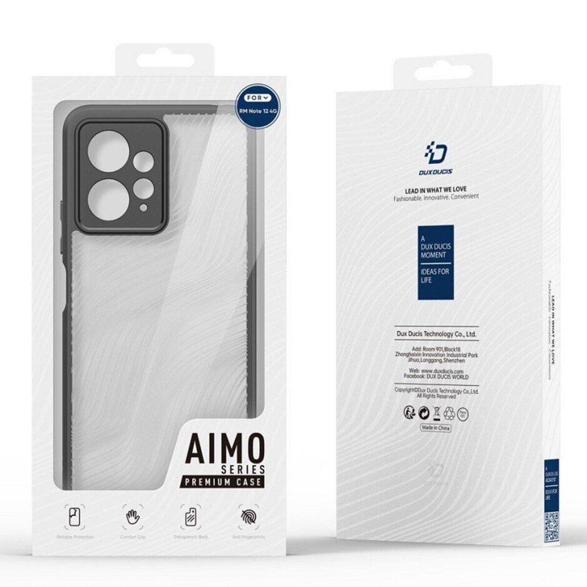 Противоударный чехол для Xiaomi Redmi Note 12 4G DUX DUCIS Aimo / Black - фото 7 Противоударный чехол для Xiaomi Redmi Note 12 4G DUX DUCIS Aimo / Black - фото 7