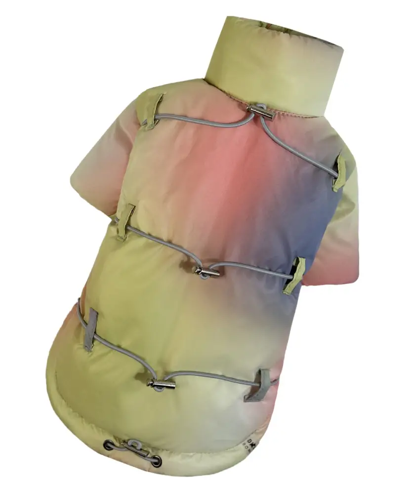 Куртка Dogs Bomba с фиксаторами р. 8 Тайдай желтый (K-84/8)