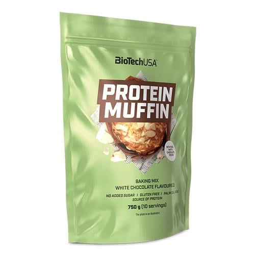 Заменитель питания BioTechUSA Protein Muffin 750 г 10 порций White Chocolate