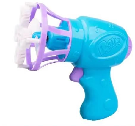 Пистолет с комбинированными пузырями до 25 см 2 насадки с 2 батарейками (2594029076)