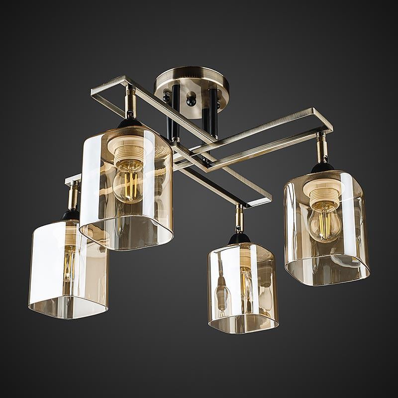 Потолочная люстра Light House DL-17308/4 AB Черный