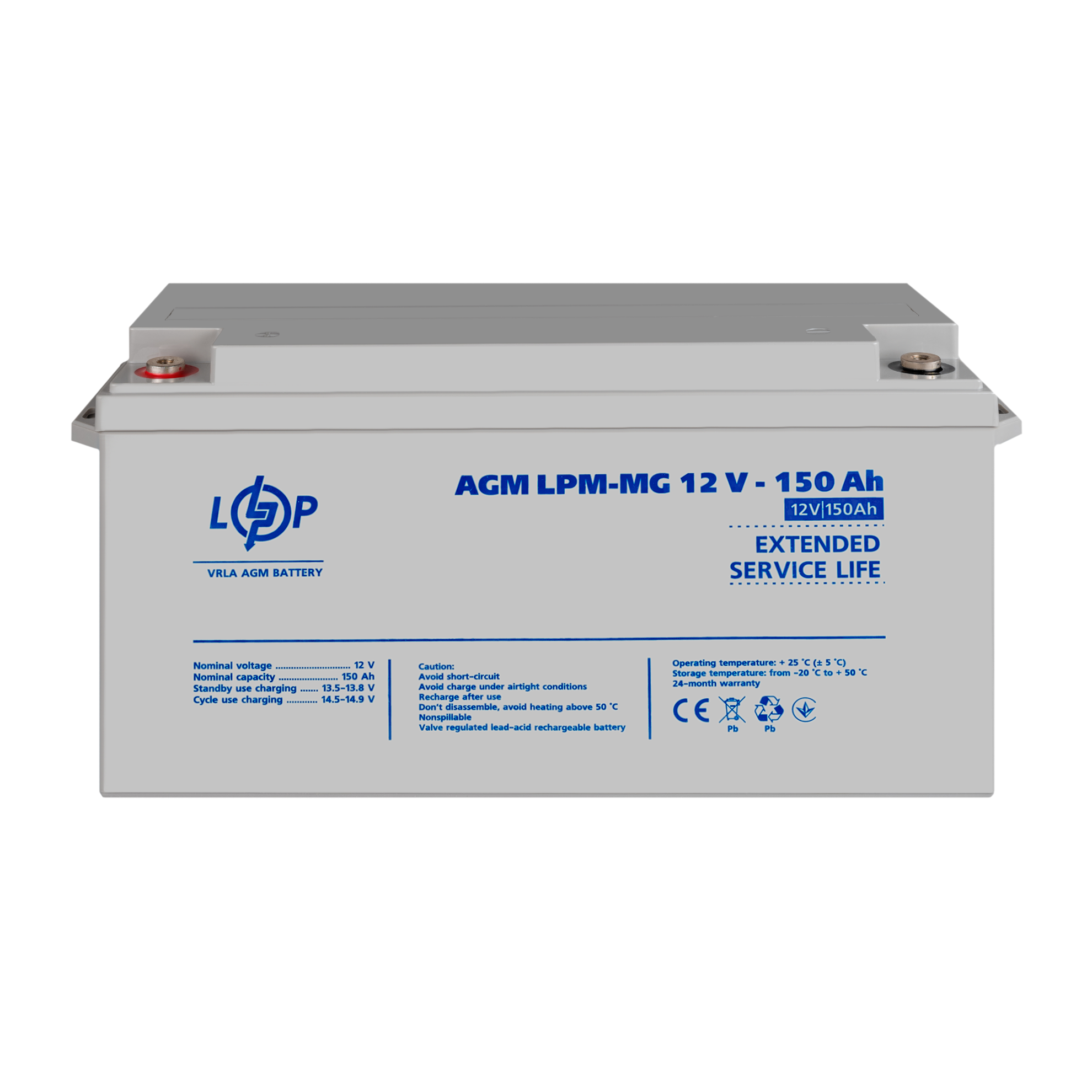 Акумулятор мультигелевий LPM-MG 12V-150 Ah (4197) - фото 2