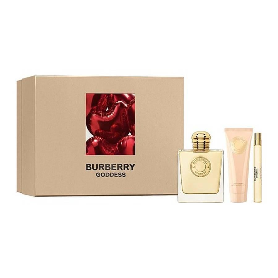 Подарочный набор для женщин Burberry Goddess парфюмированная вода 100 мл/миниатюра 10 мл/лосьон для тела 75 мл (405497)