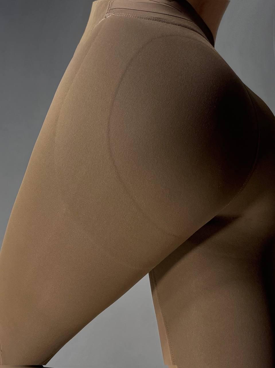 Лосины женские You Are Peri 24052 утепленные на флисе пуш-ап с надписью S Коричневый (4962) - фото 5 Лосины женские You Are Peri 24052 утепленные на флисе пуш-ап с надписью S Коричневый (4962) - фото 5