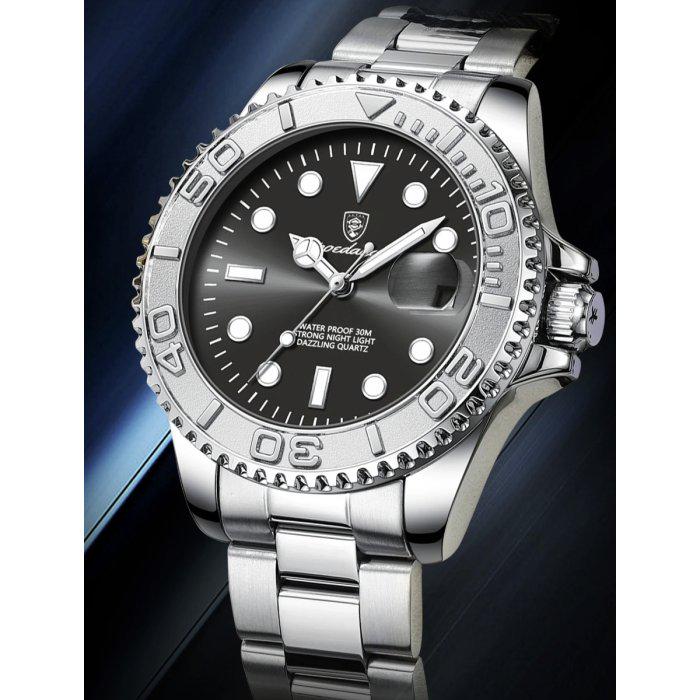 Часы наручные мужские Poedagar Pilot Silver (1800) - фото 3 Часы наручные мужские Poedagar Pilot Silver (1800) - фото 3