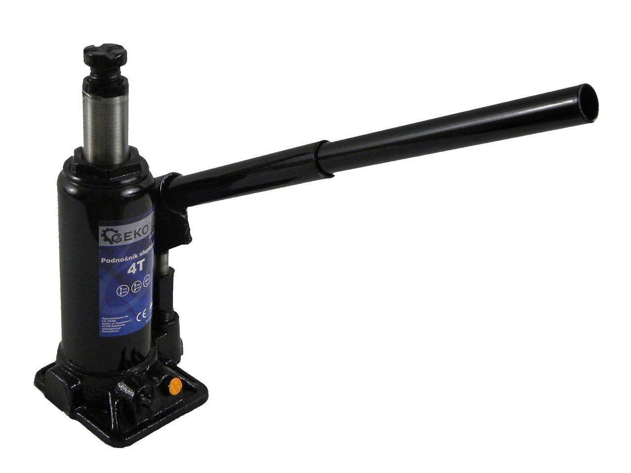 Домкрат гідравлічний GeKo пляшковий 4 тонни (G01051) - фото 3 Домкрат гідравлічний GeKo пляшковий 4 тонни (G01051) - фото 3