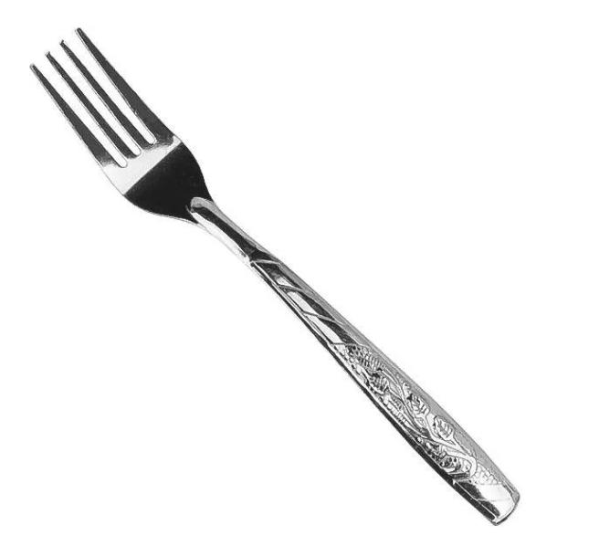 Виделка столова з візерунком 50 шт. (0054)