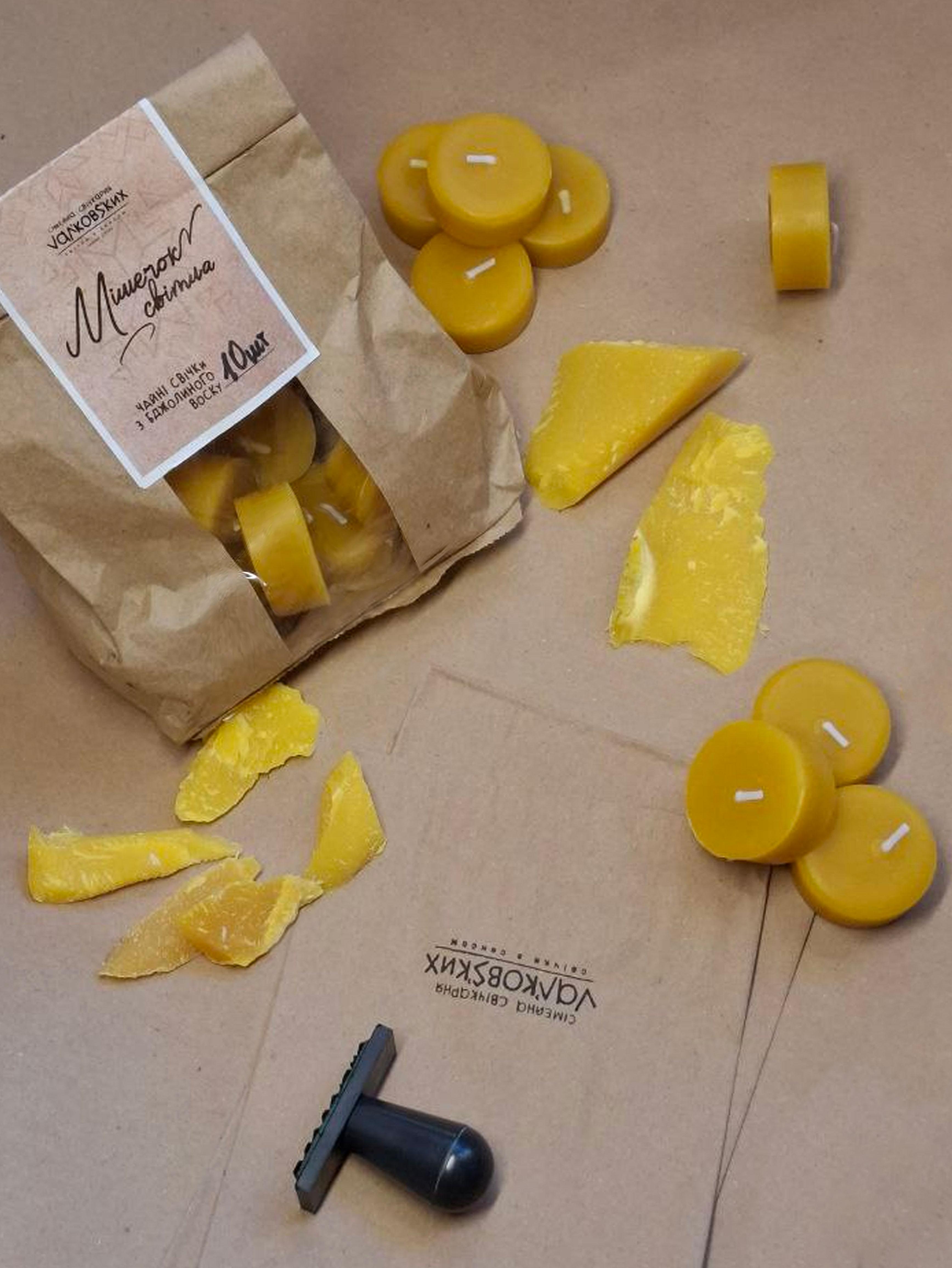 Свічки чайні з бджолиного воску без аромату 10 шт. (2015) - фото 4 Свічки чайні з бджолиного воску без аромату 10 шт. (2015) - фото 4