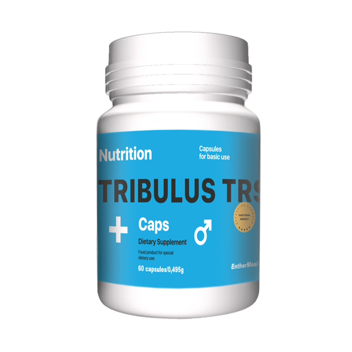 Бустер тестостероновый Трибулус EntherMeal TRIBULUS TRS + 60 капсул - фото 
