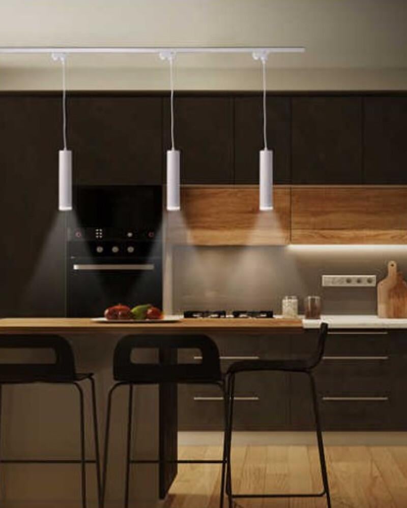 Светильник трековый Polux 321541 Paris GU10 1x10W IP20 Wh (24437297) - фото 3