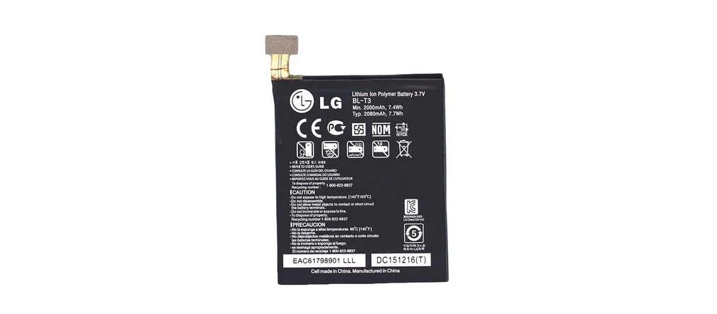 Аккумулятор BL-T3 для LG Optimus Vu F100 2000 mAh (000021822) Аккумулятор BL-T3 для LG Optimus Vu F100 2000 mAh (000021822)