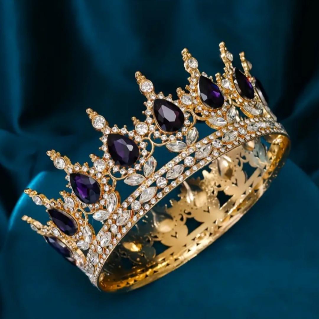 Декор для торта Корона 12 см Пурпуровий (2680606240)