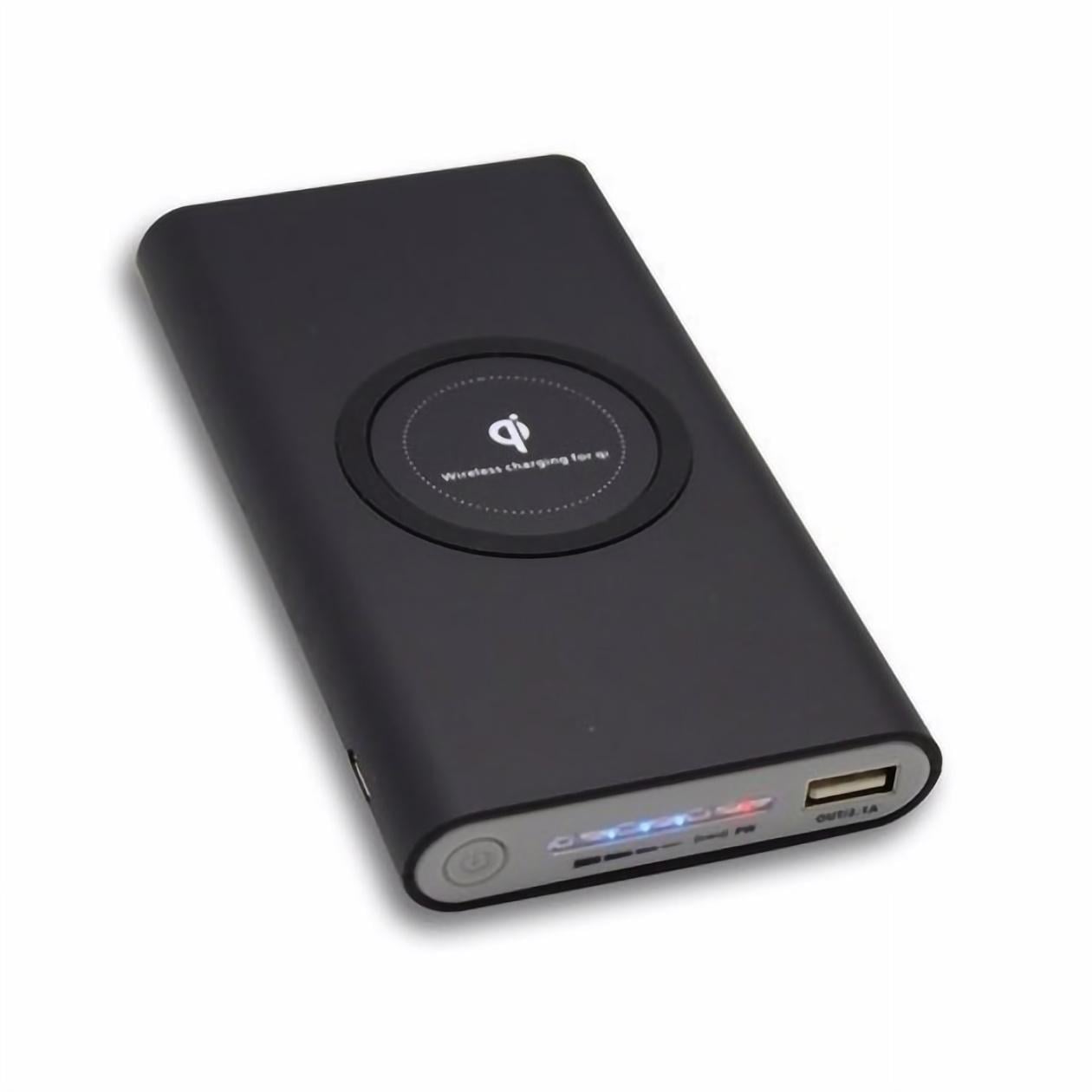 Повербанк 30000 mAh с беспроводной зарядкой