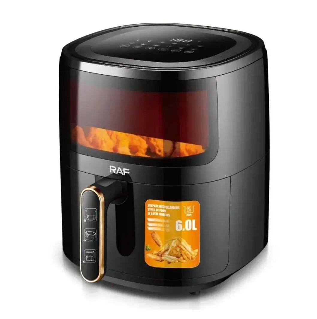 Мультипечь RAF R 5330 для приготовления без масла 6 л Черная (14815735)