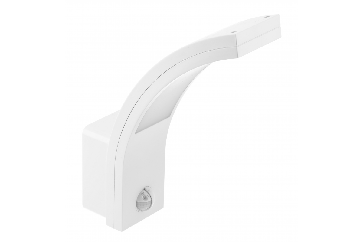 Светильник фасадный GTV PARIS LED 10W 4000K с датчиком движения Белый (00000021130)