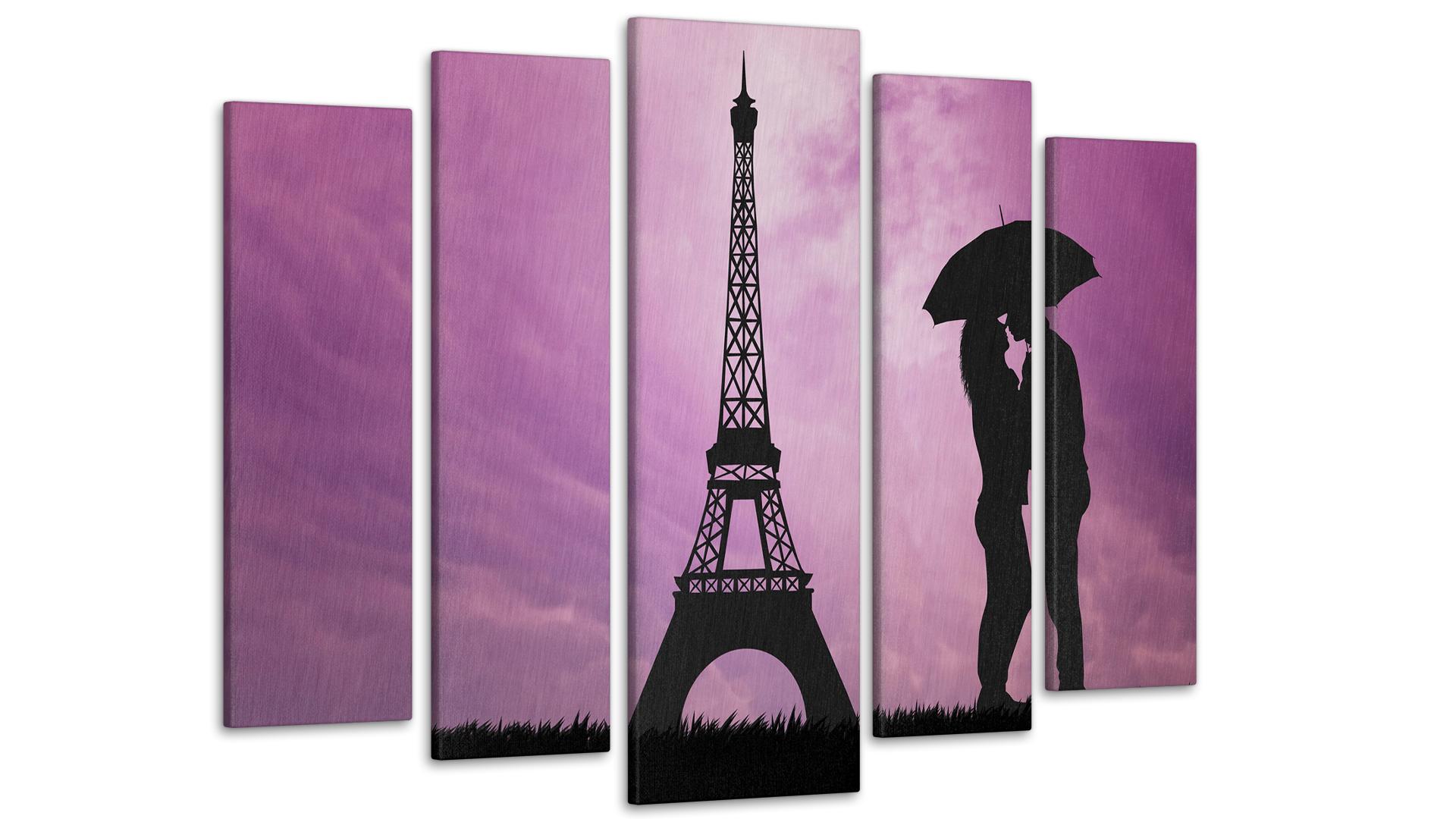 Модульная картина Париж Пара 80х118 см (Art-35_5)