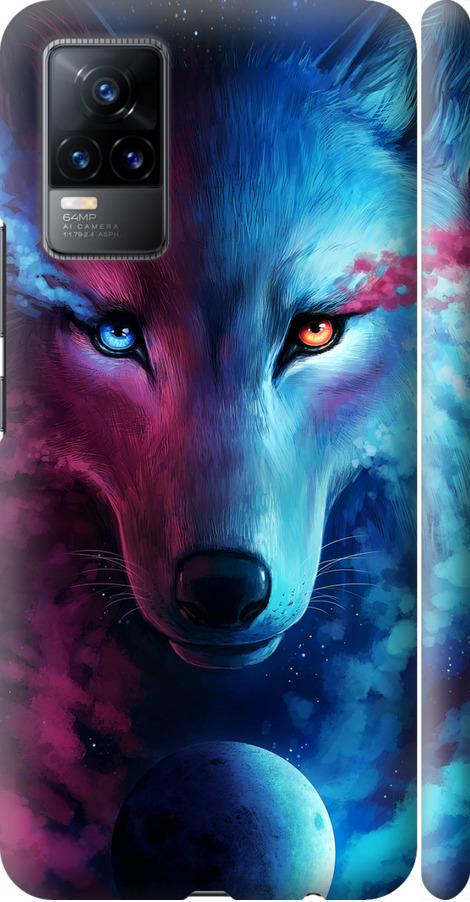 Чехол на Vivo V21E Арт-волк (3999m-2375-42517)