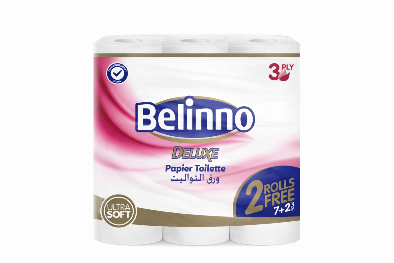 Туалетная бумага Belinno Deluxe премиальная 9 шт. (32526712) Туалетная бумага Belinno Deluxe премиальная 9 шт. (32526712)