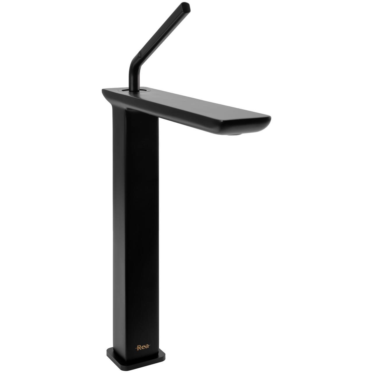 Змішувач для раковини високий REA MODO BLACK REA-B5664 Чорний (84515)