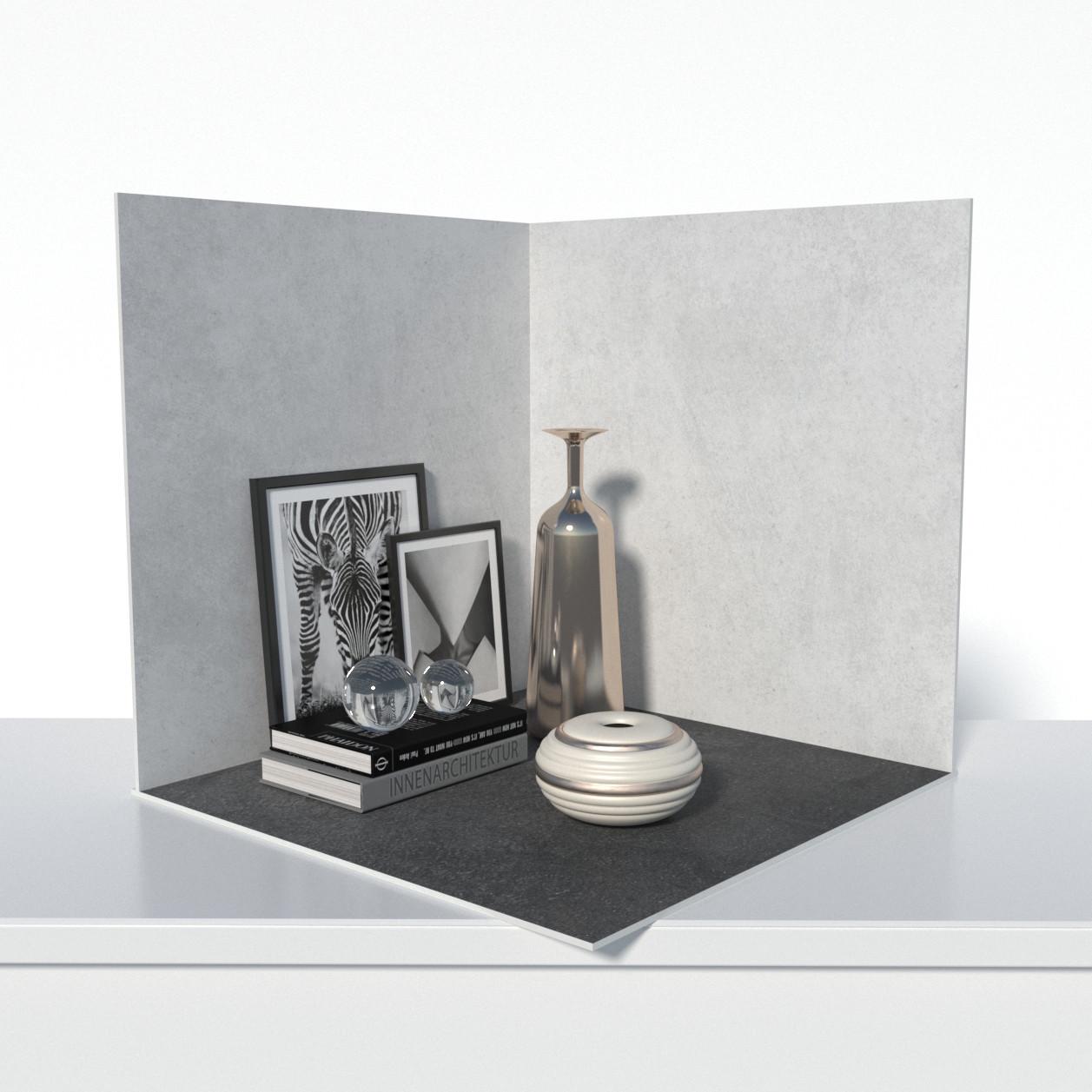 Фотофон пластиковый угловой 3D PolyPlast 60x60x60 см №61002