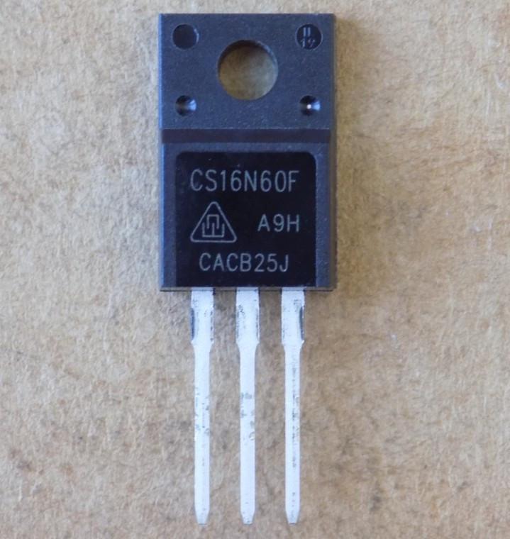 Транзистор CS16N60F/TO220F (51666)
