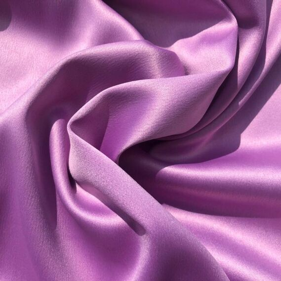 Ткань костюмно-плательная атлас IDEIA Lux 1,5 м Яркая сирень (2200004252353)