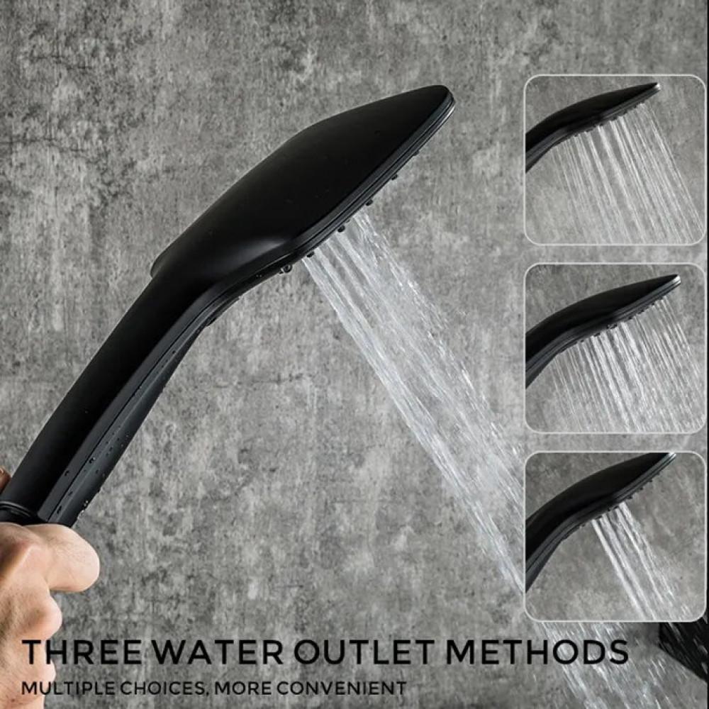 Змішувач на борт ванни Gappo G1117-6 на три отвори Чорний (115052) - фото 11