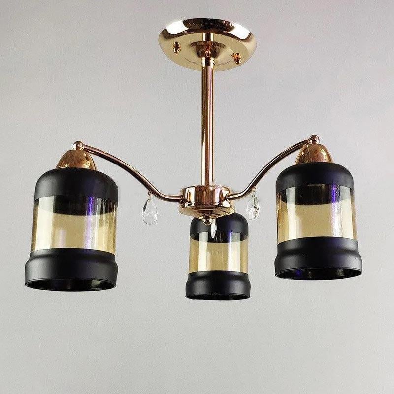 Люстра стельова Light House NM-14213/3 FGD3 на три лампи Золото
