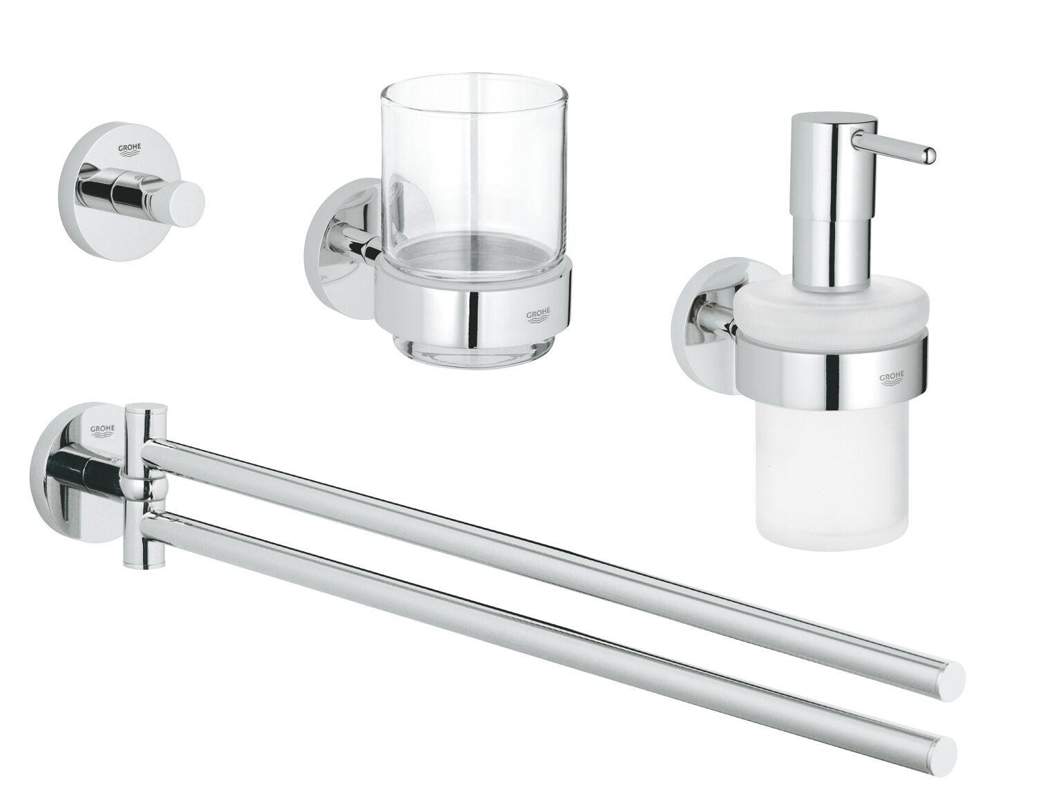 Набор аксессуаров Grohe Essentials New 4в1 (40846001)