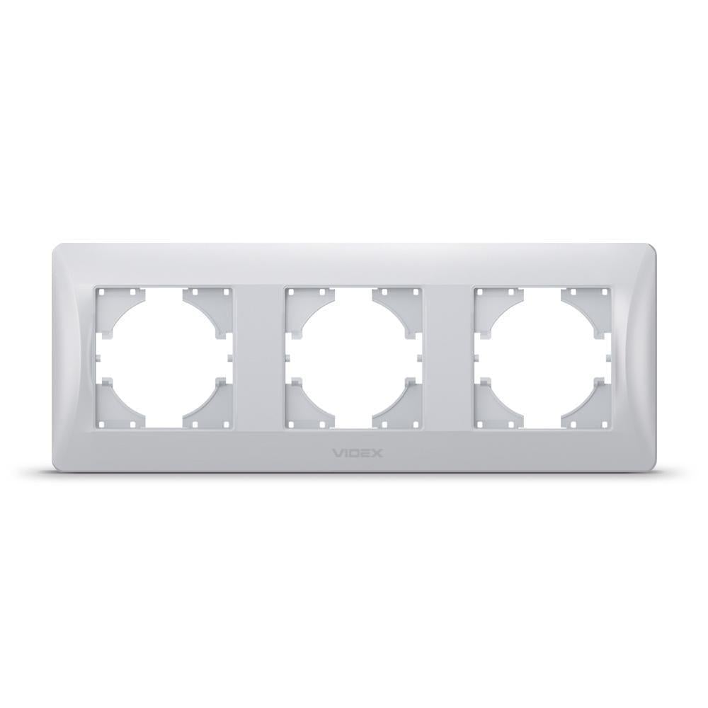 Рамка для розеток Vіdeх Bіnerа 3 места горизонтальная Серебряный (22551052) Рамка для розеток Vіdeх Bіnerа 3 места горизонтальная Серебряный (22551052)