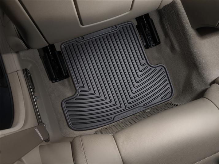 Коврики автомобильные задние резиновые WeatherTech W166 Mercedes 6-Series/M6/C-Class Coupe/E-Class Coupe 2012-2015 Черный (1185135750) - фото 1