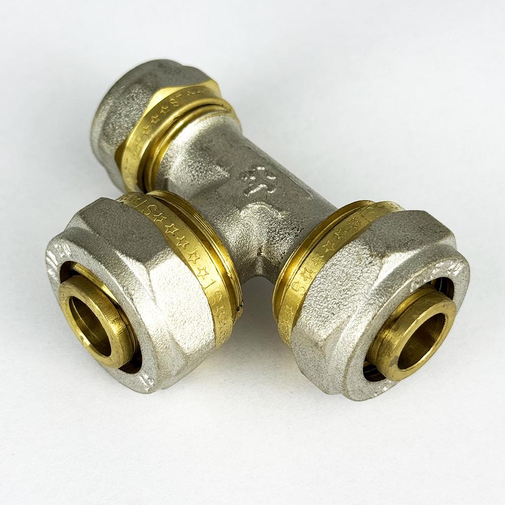 Трійник прохідний SANTAN з проточкою 20х20х16 (25622852) - фото 5