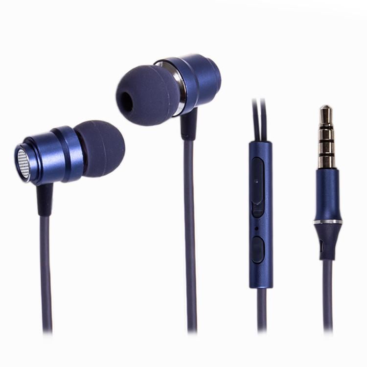 Наушники Xo EP6 metal mic Blue Супер басы (1278243037)