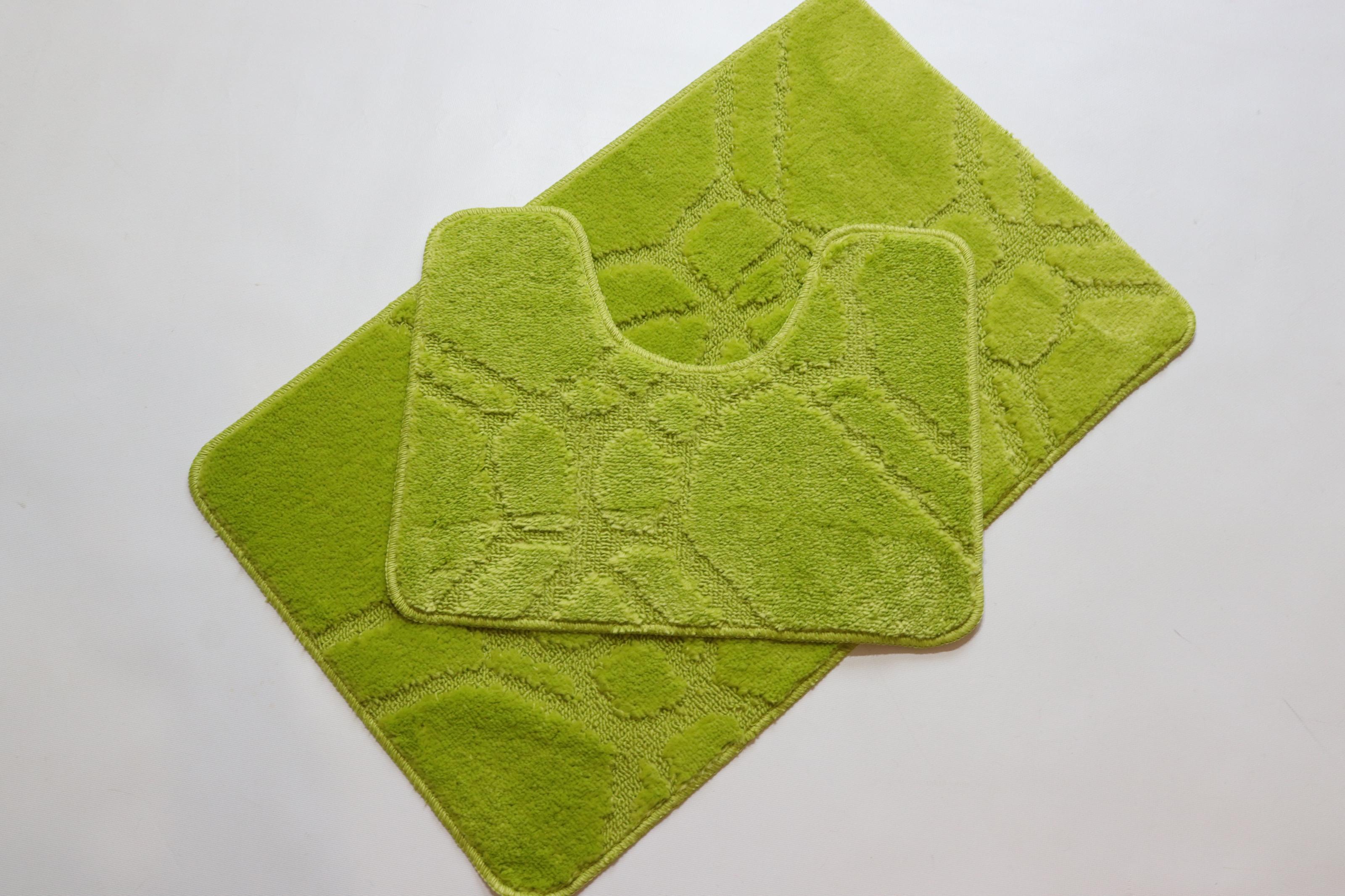 Набір килимків у ванну та туалет Vonaldi 80x50/40x50 см (10566/5542green/s) - фото 6