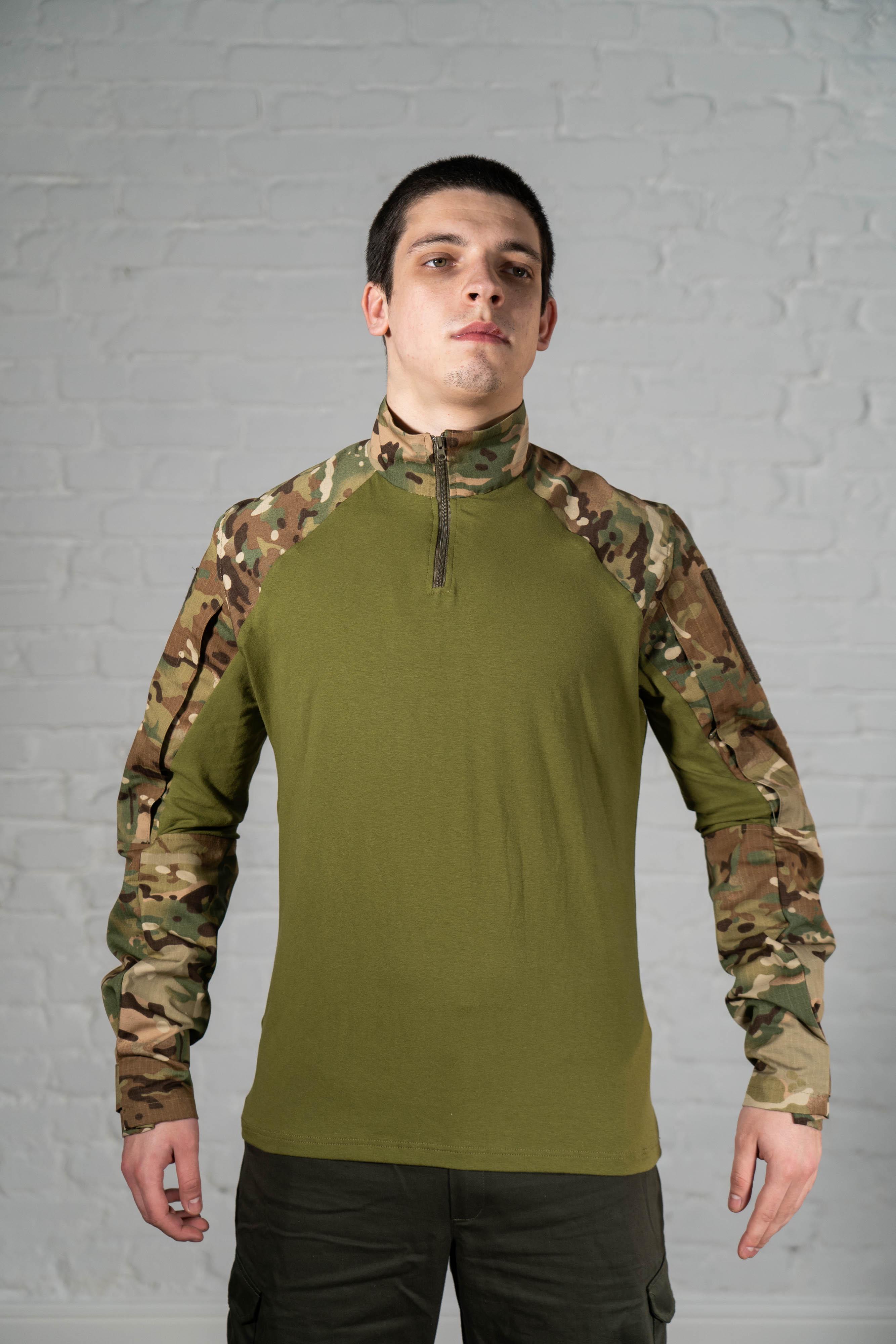 Убакс боевой Tactical хлопок/Ripstop S Мультикам/Олива (514-S)