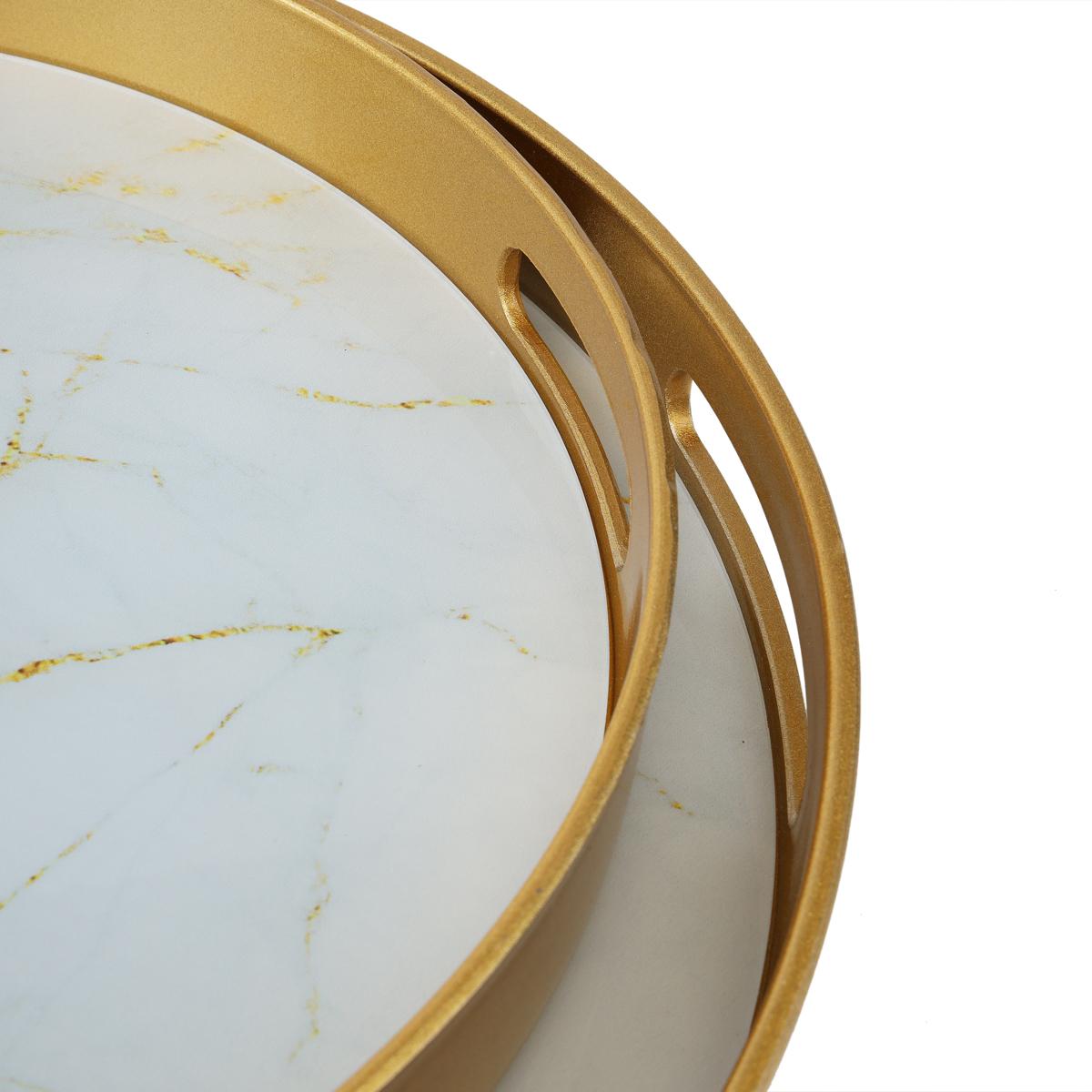 Набор подносов Elisey Мерцание 2 шт. (8914-004) - фото 2 Набор подносов Elisey Мерцание 2 шт. (8914-004) - фото 2