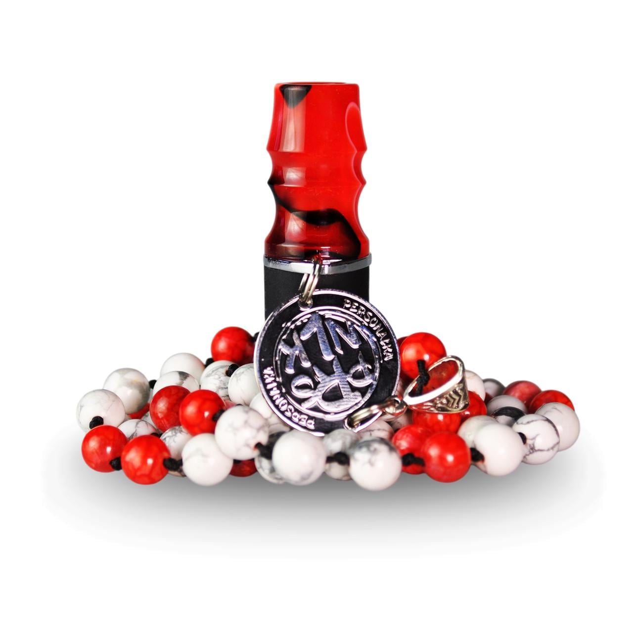 Мундштук персональный для кальяна с бусами Personalka Stone (ST098)