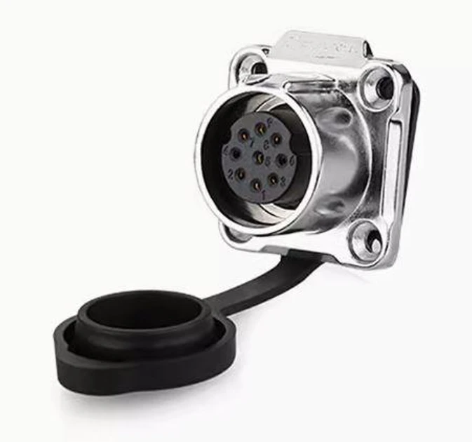Роз'єм герметичний CNLINKO LP-20-C09PE-01-001A LP-20-J09SX-03-401A штекер/розетка 9 pin IP67 (2735638005) - фото 2 Роз'єм герметичний CNLINKO LP-20-C09PE-01-001A LP-20-J09SX-03-401A штекер/розетка 9 pin IP67 (2735638005) - фото 2