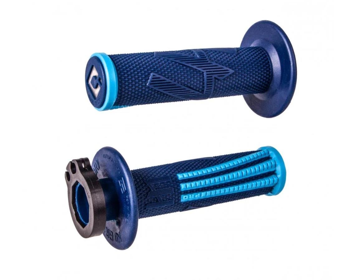Грипси мото Odi EMIG PRO MX V2 Lock-On Grip Navy/Lt Blue